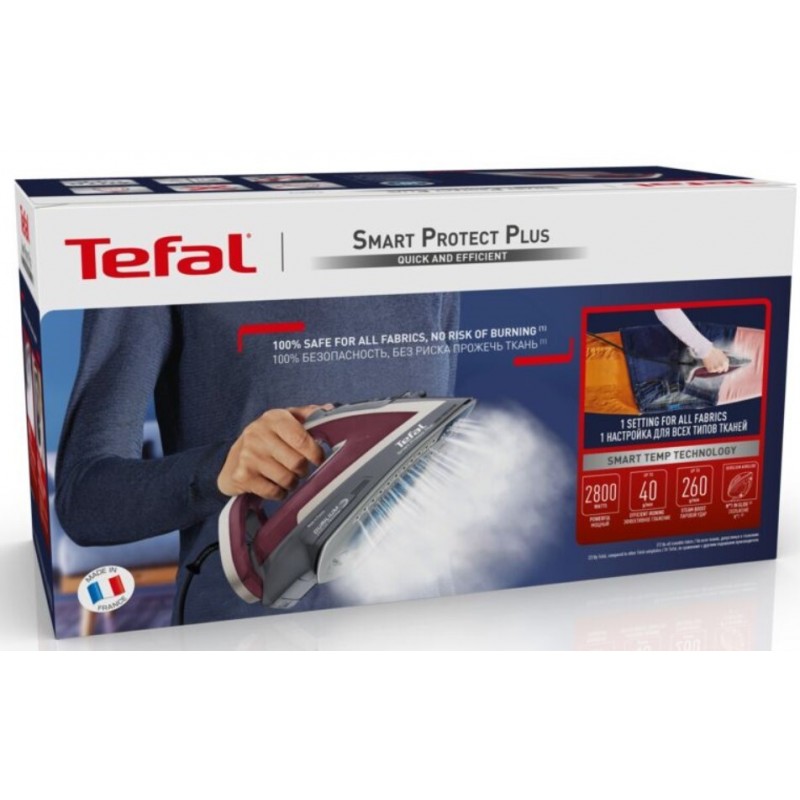 Праска з парою Tefal Smart Protect Plus FV6870 (FV6870E0)