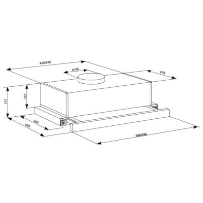 Витяжка Eleyus Storm 960 60 IS
