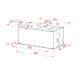 Вытяжка Perfelli BIET 6512 A 1000 IV LED