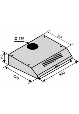 Вытяжка Ventolux Roma 60 BR LUX