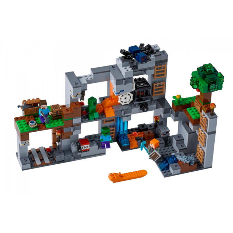 Блоковий конструктор LEGO Minecraft Пригоди на скелях (21147)