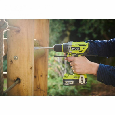 Дриль-шуруповерт безщіткового акумуляторна Ryobi R18PD7-0 (5133003941)