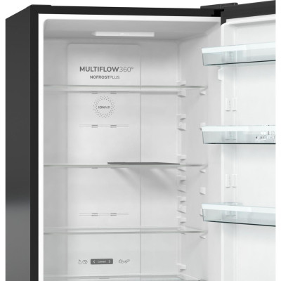 Холодильник с морозильной камерой Gorenje NRK6201SYBK