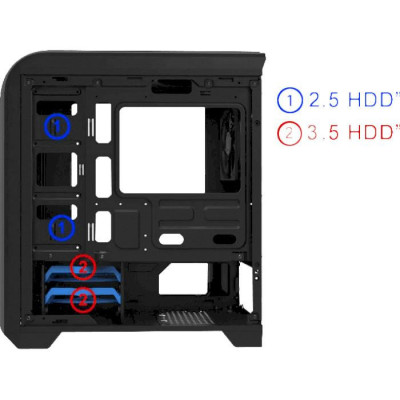 Корпус GameMax H601 BR