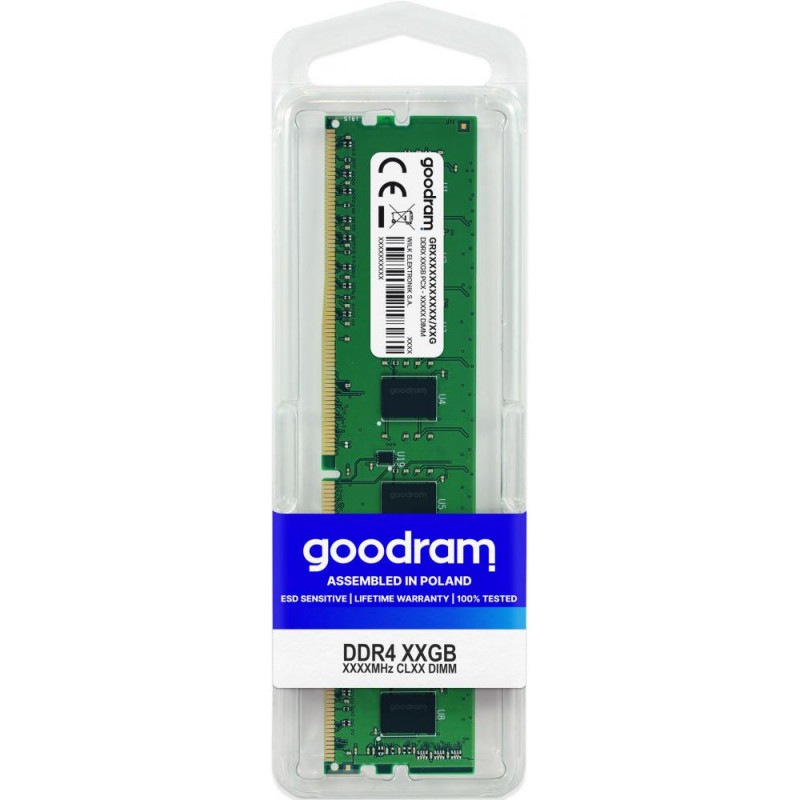 Пам'ять GOODRAM 8 GB DDR4 2666 MHz (GR2666D464L19S/8G)