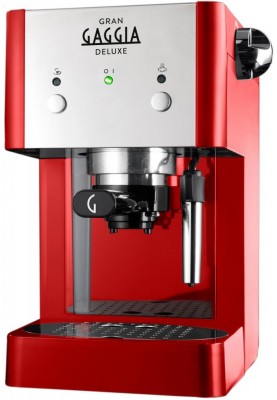 Ріжкова кавоварка еспресо Gaggia Gran Deluxe Red (RI8425/22)