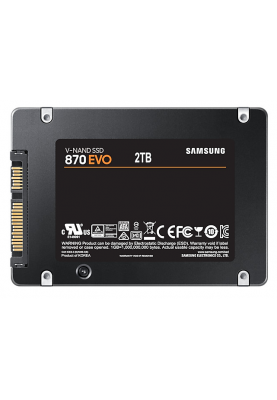 SSD накопичувач Samsung 870 EVO 2 TB (MZ-77E2T0BW)