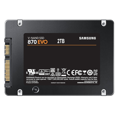 SSD накопичувач Samsung 870 EVO 2 TB (MZ-77E2T0BW)