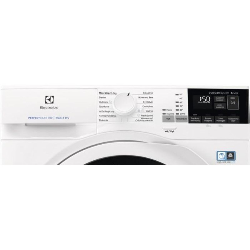 Прально-сушильна машина автоматична Electrolux EW7W4684WP