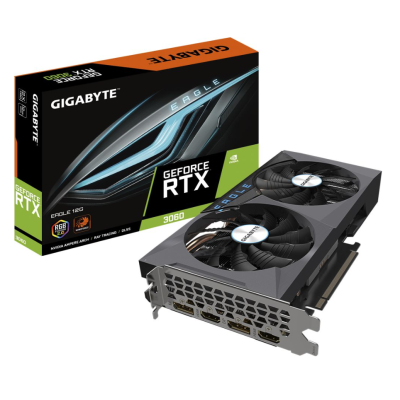 Відеокарта GIGABYTE GeForce RTX 3060 EAGLE 12G (GV-N3060EAGLE-12GD)