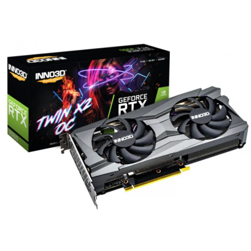 Відеокарта INNO3D GEFORCE RTX 3060 TWIN X2 OC (N30602-12D6X-11902120)