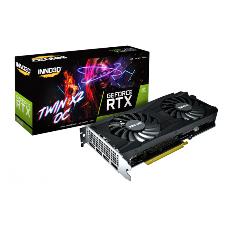 Відеокарта INNO3D GEFORCE RTX 3070 TWIN X2 OC (N30702-08D6X-1710VA32L)