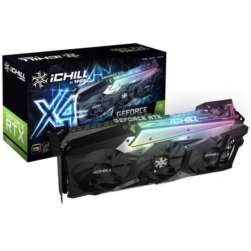 Відеокарта INNO3D GEFORCE RTX 3090 ICHILL X4 (C30904-246XX-1880VA36)