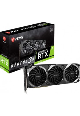 Відеокарта MSI GeForce RTX 3070 Ventus 3X OC 8GB GDDR6 (RTX3070VENTUS3XOC8G)