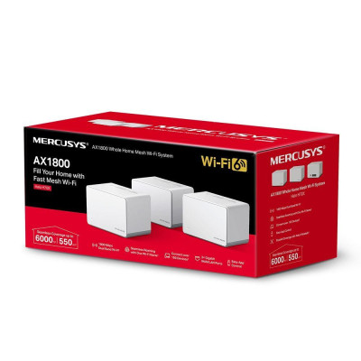 Бездротовий маршрутизатор (роутер) Mercusys Halo H70X 3-pack