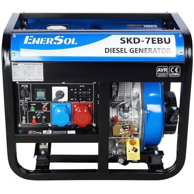 Дизельний генератор EnerSol SKD-7EBU