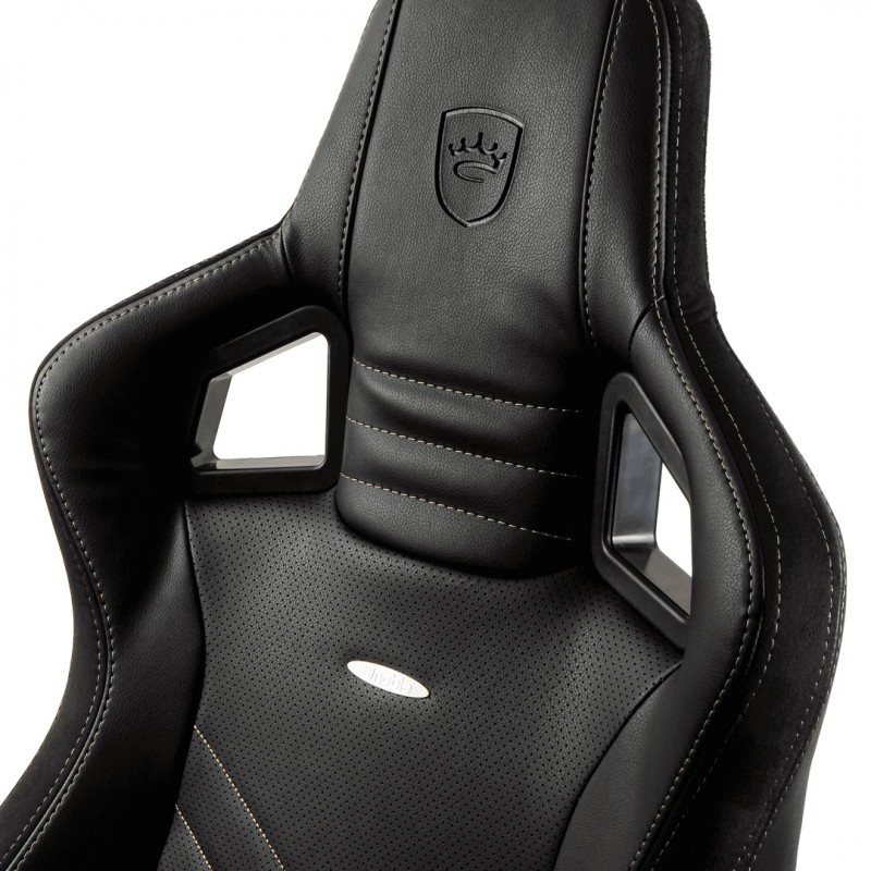 Комп'ютерне крісло для геймера Noblechairs Epic PU leather black/gold (NBL-PU-GOL-002)