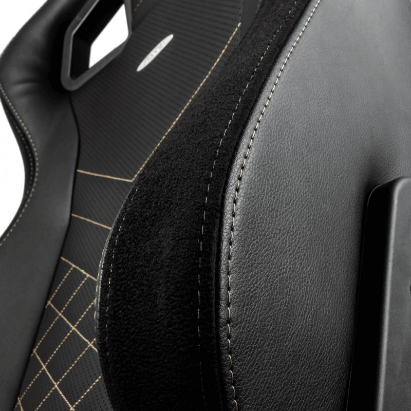 Комп'ютерне крісло для геймера Noblechairs Epic PU leather black/gold (NBL-PU-GOL-002)