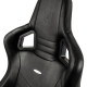 Комп'ютерне крісло для геймера Noblechairs Epic real leather black (NBL-RL-BLA-001)