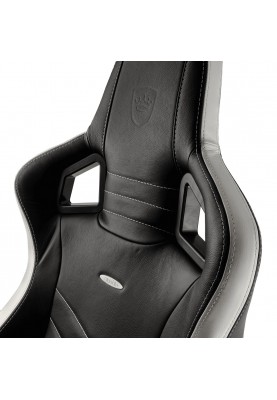Комп'ютерне крісло для геймера Noblechairs Epic real leather black/white/red (NBL-RL-EPC-001)