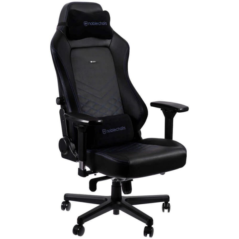 Комп'ютерне крісло для геймера Noblechairs Hero PU black/blue (NBL-HRO-PU-BBL)