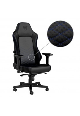 Комп'ютерне крісло для геймера Noblechairs Hero PU black/blue (NBL-HRO-PU-BBL)