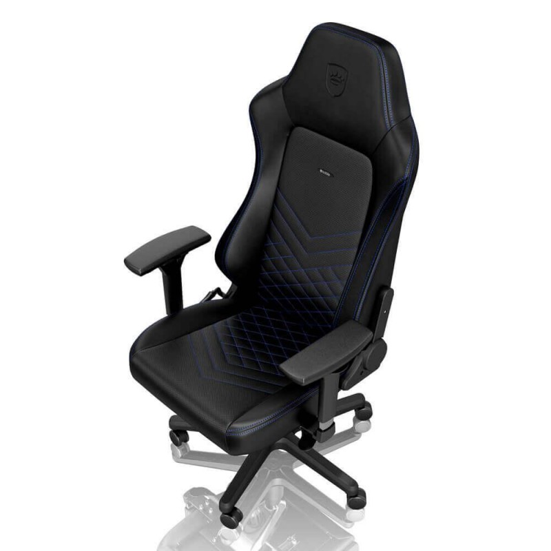 Комп'ютерне крісло для геймера Noblechairs Hero PU black/blue (NBL-HRO-PU-BBL)