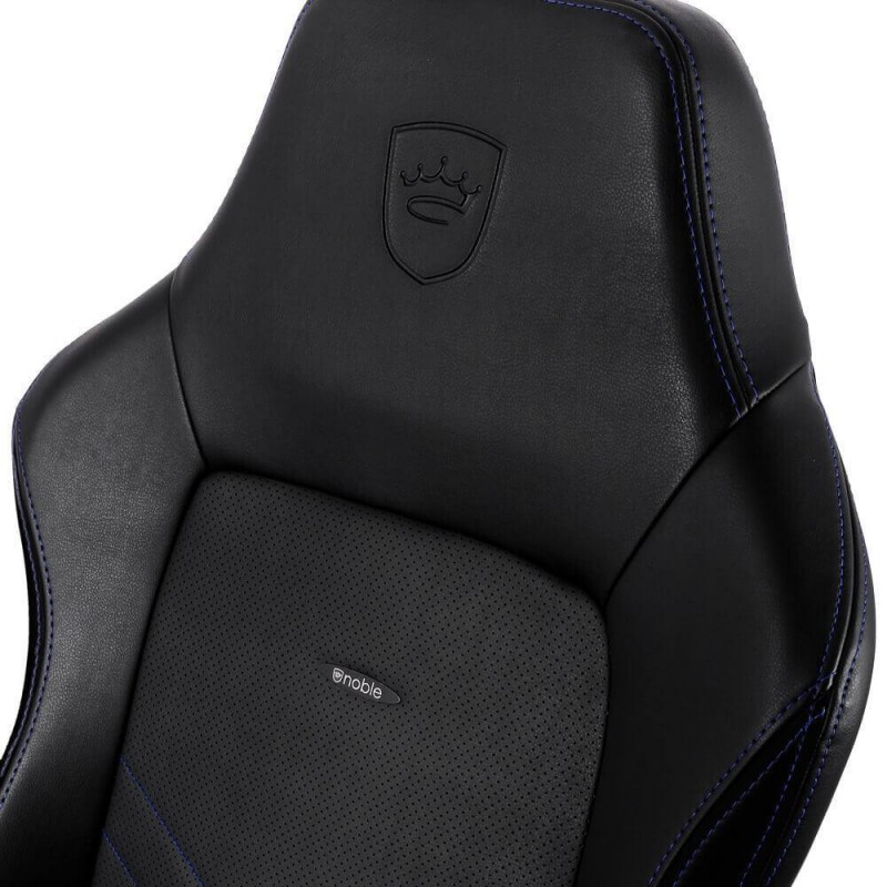 Комп'ютерне крісло для геймера Noblechairs Hero PU black/blue (NBL-HRO-PU-BBL)