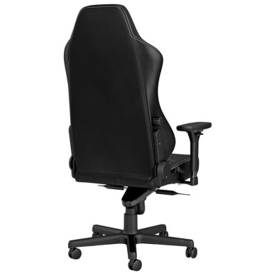 Комп'ютерне крісло для геймера Noblechairs Hero PU black/platinum white (NBL-HRO-PU-BPW)