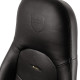 Комп'ютерне крісло для геймера Noblechairs Icon real leather black (NBL-ICN-RL-BLA)