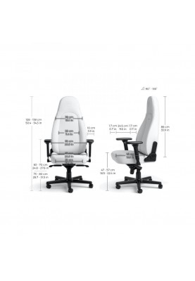 Комп'ютерне крісло для геймера Noblechairs Icon White Edition (NBL-ICN-PU-WED)
