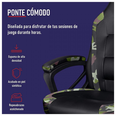 Комп'ютерне крісло для геймера Trust GXT 701C Ryon Black/Camo (24582) Комп'ютерне крісло для геймера Trust GXT 701C Ryon Black/Camo (24582)
