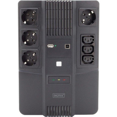 Лінійно-інтерактивний ДБЖ Digitus All-in-One 800VA/480W (DN-170111)