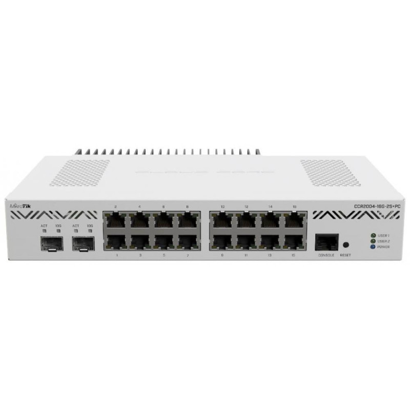 Маршрутизатор Mikrotik CCR2004-16G-2S+PC