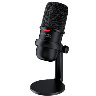 Мікрофон для ПК/для стрімінгу, подкастів HyperX SoloCast Black (HMIS1X-XX-BK/G)