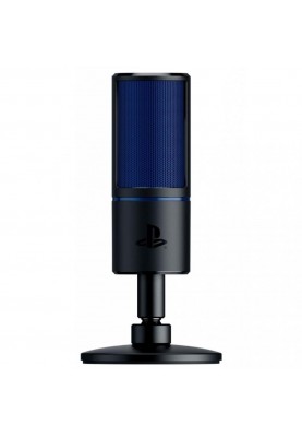 Мікрофон для ПК/для стрімінгу, подкастів Razer Seiren X PS4 Black/Blue (RZ19-02290200-R3G1)