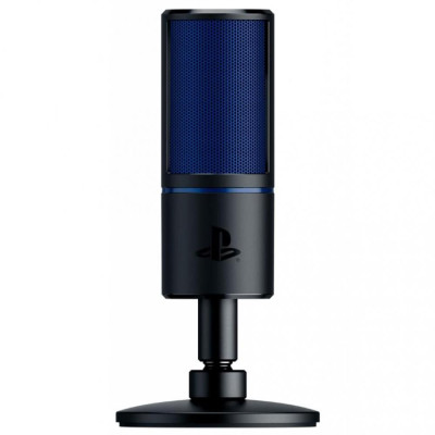 Мікрофон для ПК/для стрімінгу, подкастів Razer Seiren X PS4 Black/Blue (RZ19-02290200-R3G1)