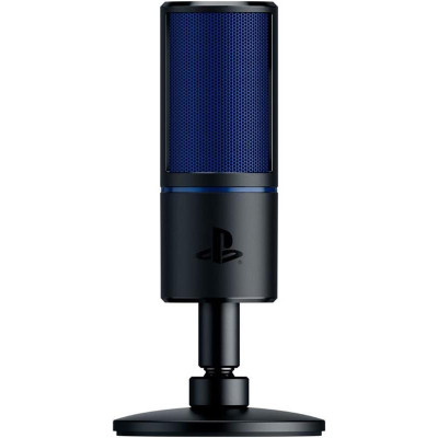Мікрофон для ПК/для стрімінгу, подкастів Razer Seiren X PS4 Black/Blue (RZ19-02290200-R3G1)