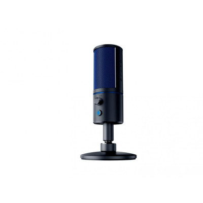 Мікрофон для ПК/для стрімінгу, подкастів Razer Seiren X PS4 Black/Blue (RZ19-02290200-R3G1)