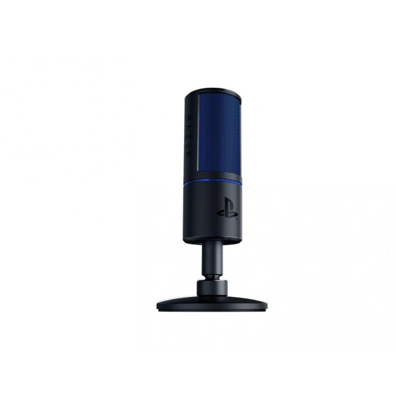 Мікрофон для ПК/для стрімінгу, подкастів Razer Seiren X PS4 Black/Blue (RZ19-02290200-R3G1)