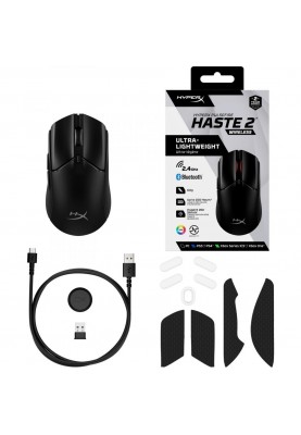 Миша HyperX Pulsefire Haste 2 Wireless Black (6N0B0AA)