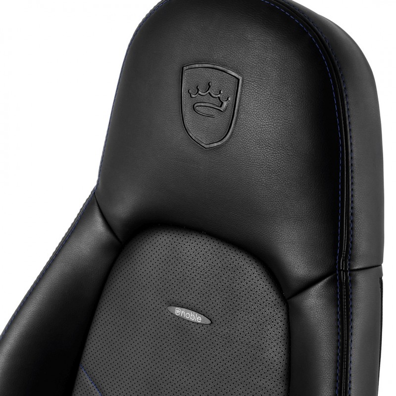 Офісне крісло для керівника Noblechairs Icon PU leather black/blue (NBL-ICN-PU-BBL)