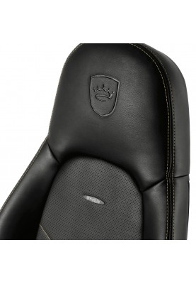 Офісне крісло для керівника Noblechairs Icon PU leather black/gold (NBL-ICN-PU-GOL)
