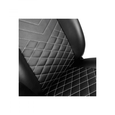 Офісне крісло для керівника Noblechairs Icon PU leather black/platinum white (NBL-ICN-PU-BPW)