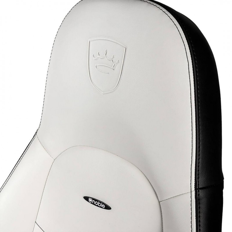 Офісне крісло для керівника Noblechairs Icon PU leather white/black (NBL-ICN-PU-WBK)