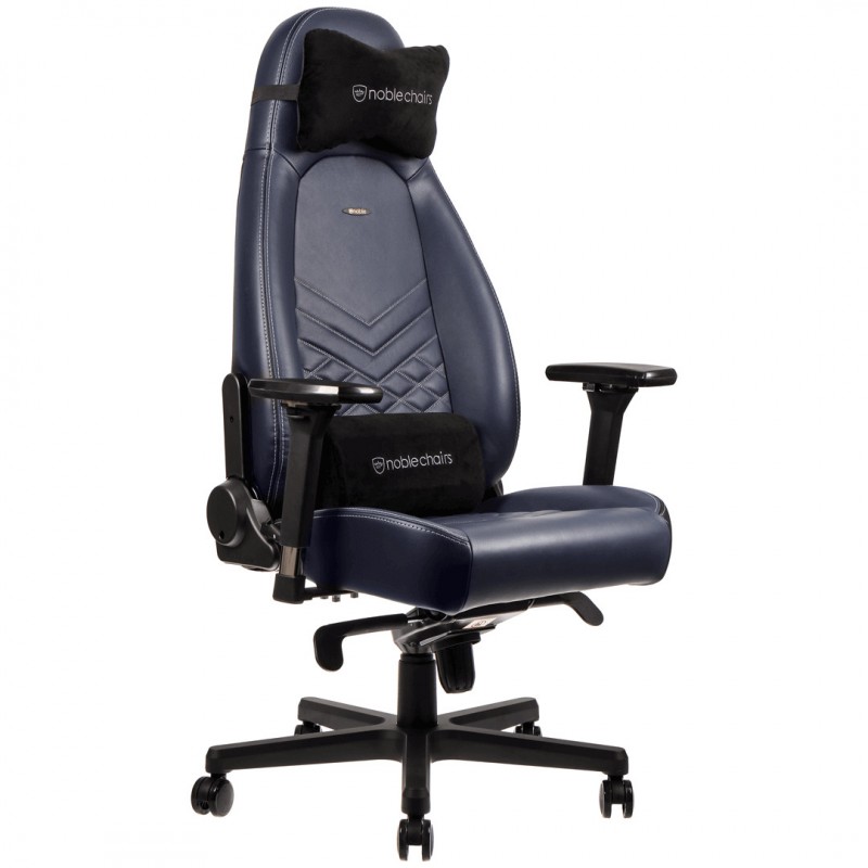 Офісне крісло для керівника Noblechairs Icon real leather midnight blue NBL-ICN-RL-MBG