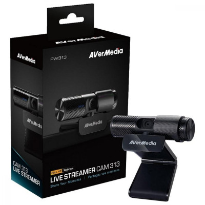 Веб-камера AVerMedia Live Streamer CAM 313 Black (40AAPW313ASF)