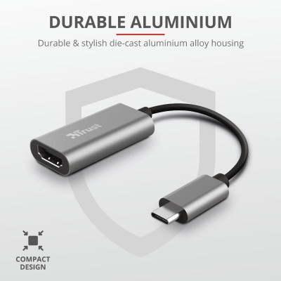 Адаптер HDMI Trust DALYX USB-C to HDMI (23774)