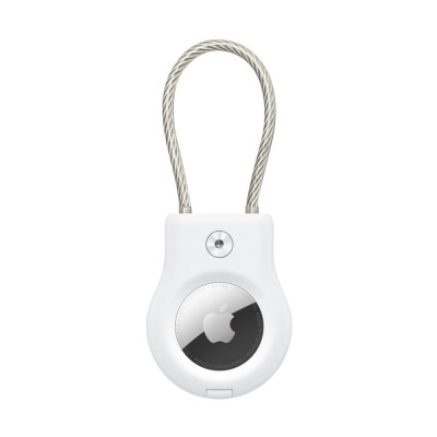 Чохол для пошукового брелка Belkin Secure Holder Wire Cable for AirTag-White (HPTX2)