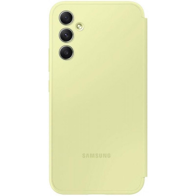 Чохол для смартфона Samsung A346 Galaxy A34 Smart View Wallet Case Lime (EF-ZA346CGEG)